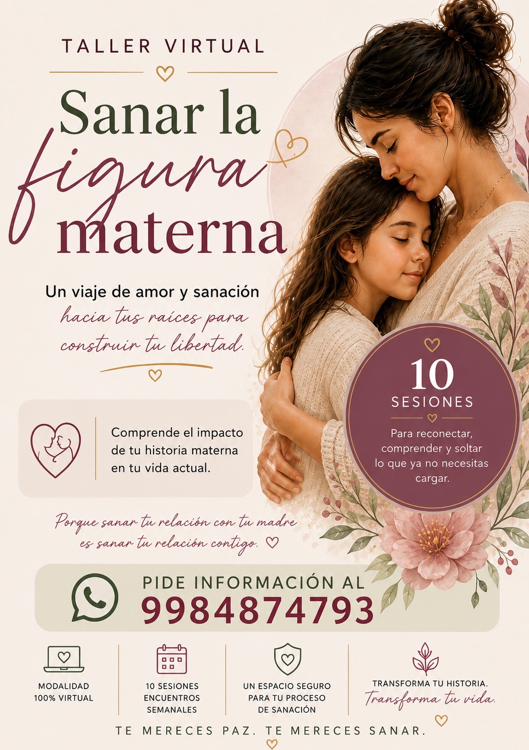 Taller virtual Sanar la figura materna