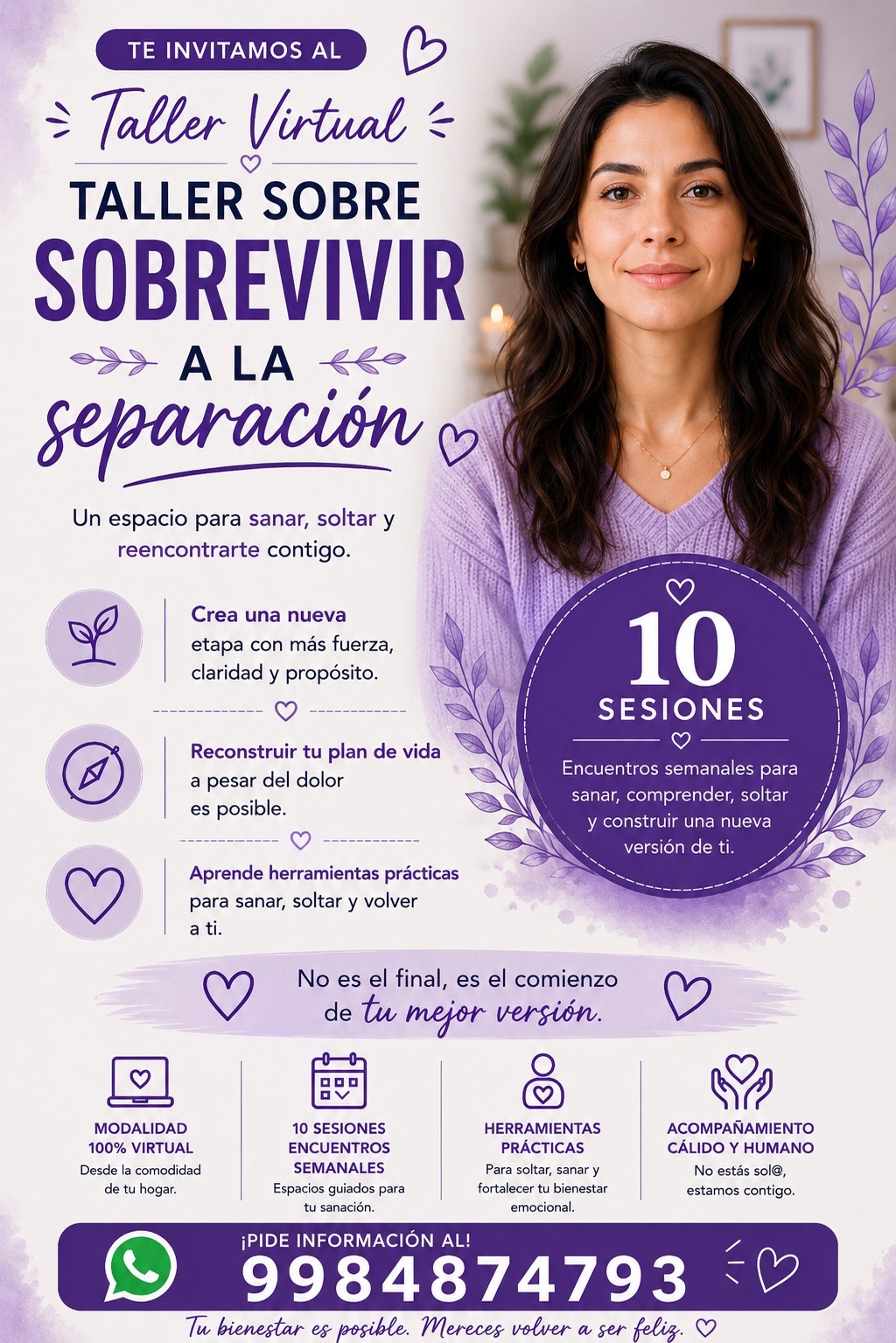 Taller virtual sobre sobrevivir a la separación